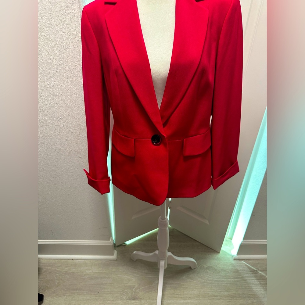Le Suit Size 6 Pink Blazer